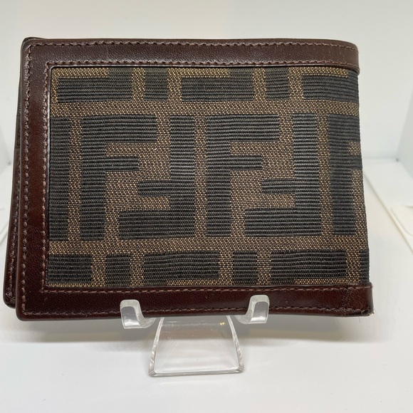 Fendi Zucca Vintage Mens Bifold Wallet - Picture 6 of 8